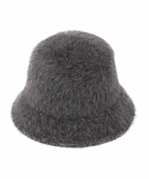 a.v.v（アーヴェヴェ）の「シャギーニットバケハ（ハット・レディース・チャコールグレー/ブラック・38）」の9枚目の写真