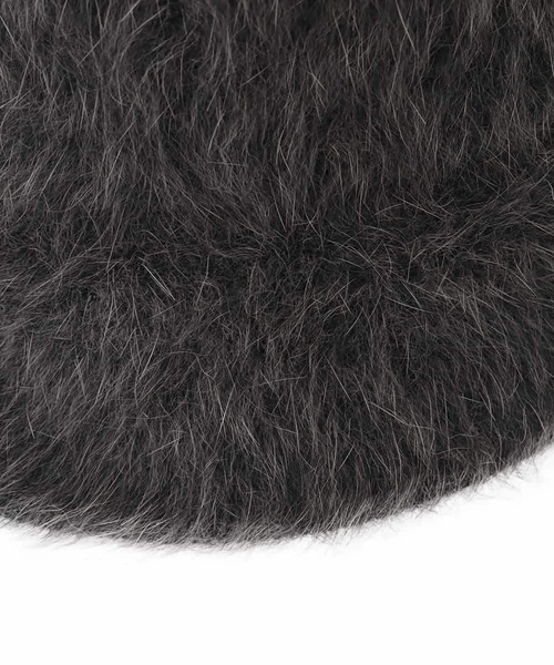 a.v.v（アーヴェヴェ）の「シャギーニットバケハ（ハット・レディース・チャコールグレー/ブラック・38）」の5枚目の写真