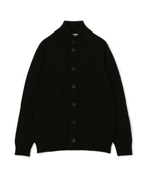 TOMORROWLAND tricot ウール スタンドカラーニットカーディガン
