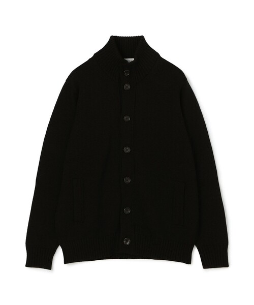 トゥモローランド　ウールカーディガン TOMORROWLAND tricot ウール スタンドカラーニットカーディガン