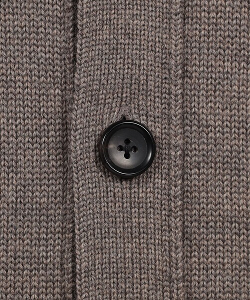 TOMORROWLAND (トゥモローランド)の「TOMORROWLAND tricot ウール スタンドカラーニットカーディガン(カーディガン/ボレロ・メンズ・ブラック/ネイビー/グレー/グレイッシュベージュ・S/M/L)」の13枚目の写真