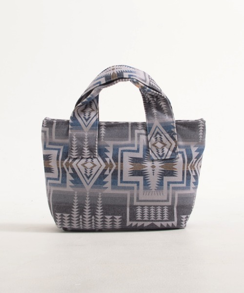 PENDLETON（ペンドルトン）の「PENDLETON ペンドルトン FLANNEL TOTE BAG ネイティブパターン フランネル 中綿入り トートバッグ（トートバッグ・レディース・チャコール/ベージュ・FREE）」の14枚目の写真