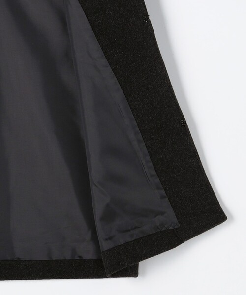 MICO COULIER（ミコクリエ）の「ニット両面パイルビジューベスト（ブルゾン・レディース・チャコールグレー/ベージュ・38）」の13枚目の写真