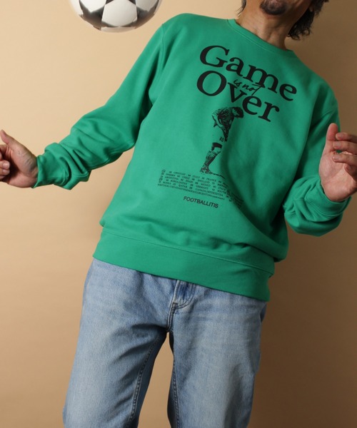 LIBERTY CITY（リバティシティ）の「【LIBERTY CITY/リバティーシティ】 [GAME OVER] ライト・スウェット・クルーネック（スウェット・メンズ・ブルー/ホワイト/グリーン・3/2/4）」の22枚目の写真