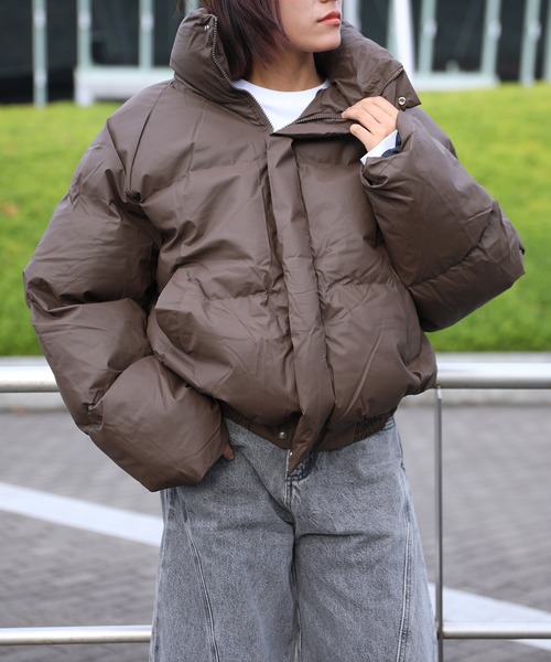 aimoha（アイモハ）の「aimohamen 中綿アウター/Filled outer (AW)（ダウンジャケット/コート・メンズ・グリーン/ブラック/チョコ・LARGE/XX-LARGE/X-LARGE）」の3枚目の写真