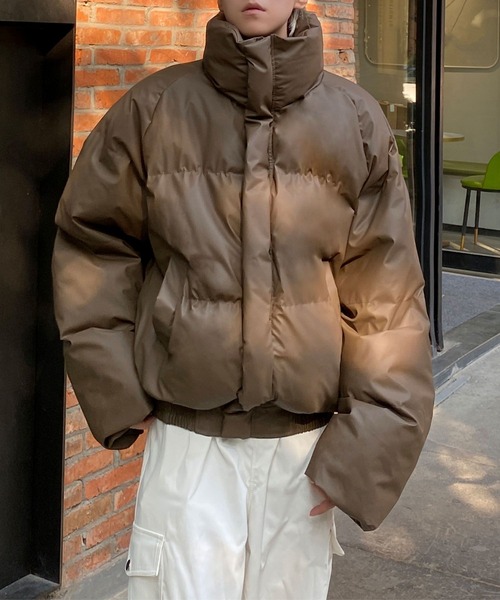 aimoha（アイモハ）の「aimohamen 中綿アウター/Filled outer (AW)（ダウンジャケット/コート・メンズ・グリーン/ブラック/チョコ・LARGE/XX-LARGE/X-LARGE）」の8枚目の写真