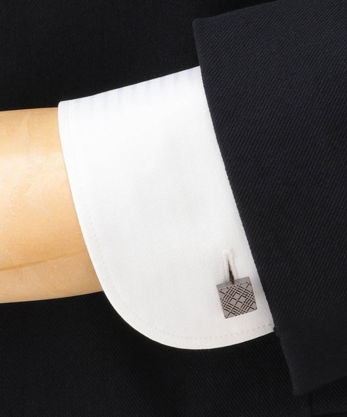 TOKYO SHIRTS（トウキョウシャツ）の「タイピンカフスセット（カフリンクス・メンズ・シルバー系・FREE）」の4枚目の写真