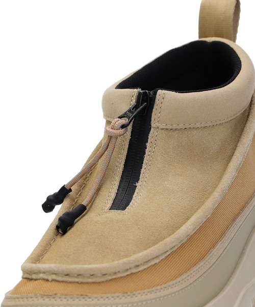 SHAKA(シャカ)の「SHAKA ZIP MOCCASIN BOOTIE EX SK-290V2(スニーカー・メンズ・ベージュ/ブラック・8/9/10)」の4枚目の写真