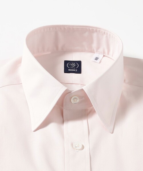 BEAMS F(ビームスエフ)の「コットン ピンク ソリッド レギュラーカラー クレリック シャツ(シャツ/ブラウス・メンズ・ピンク・38/41/40/39)」の3枚目の写真