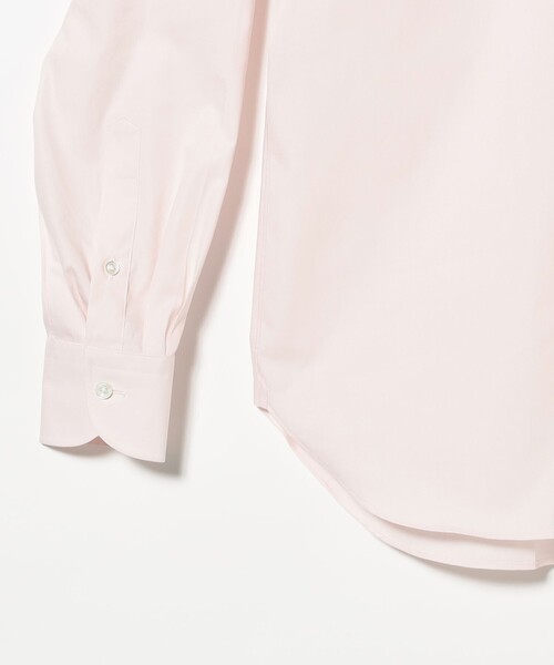 BEAMS F(ビームスエフ)の「コットン ピンク ソリッド レギュラーカラー クレリック シャツ(シャツ/ブラウス・メンズ・ピンク・38/41/40/39)」の5枚目の写真