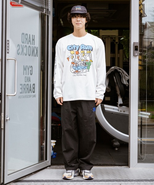 PR01.(ピーアールワン)の「BIG WAVE シティーラン Tシャツ (ロンT)(Tシャツ/カットソー・メンズ・オフホワイト・MEDIUM)」の8枚目の写真
