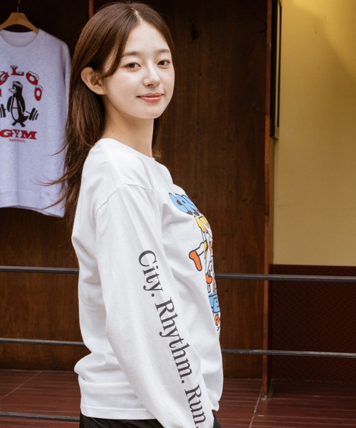PR01.(ピーアールワン)の「BIG WAVE シティーラン Tシャツ (ロンT)(Tシャツ/カットソー・メンズ・オフホワイト・MEDIUM)」の13枚目の写真