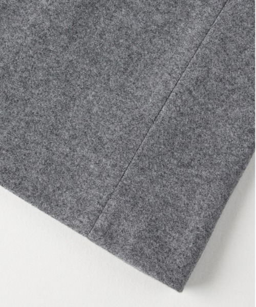 BACK NUMBER（バックナンバー）の「【BACK NUMBER】ライトメルトン チェスターコート シングル (軽量/保温/ビジネスカジュアル/オンオフ/きれいめ)（チェスターコート・メンズ・グレー/ダークベージュ/ブラック・M/XL/L）」の7枚目の写真