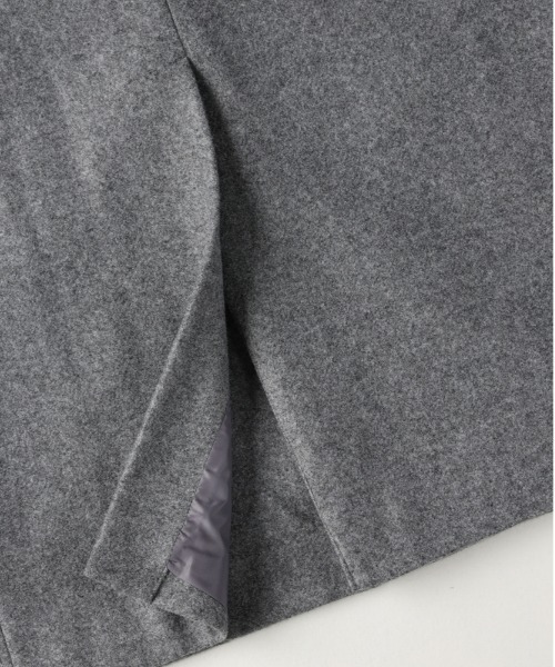 BACK NUMBER（バックナンバー）の「【BACK NUMBER】ライトメルトン チェスターコート シングル (軽量/保温/ビジネスカジュアル/オンオフ/きれいめ)（チェスターコート・メンズ・グレー/ダークベージュ/ブラック・M/XL/L）」の8枚目の写真