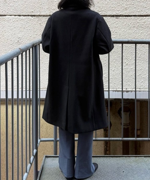 BACK NUMBER】ライトメルトン チェスターコート シングル (軽量/保温