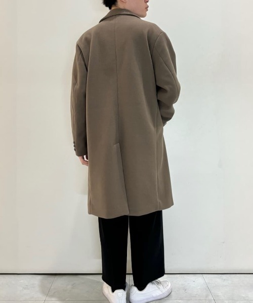 BACK NUMBER】ライトメルトン チェスターコート シングル (軽量/保温