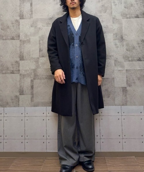 BACK NUMBER】ライトメルトン チェスターコート シングル (軽量/保温