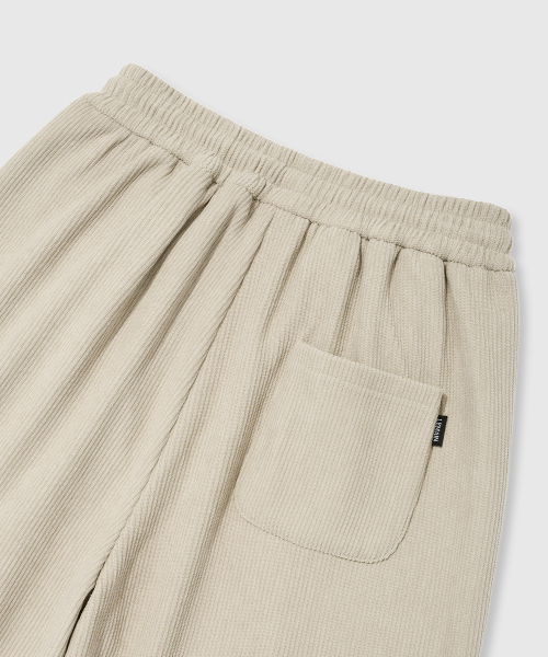 LEMAIN SECOND（リメインセカンド）の「ワンタックワイドコーデュロイバンディングパンツ[ベージュ]（その他パンツ・レディース・その他・LARGE/X-LARGE/X-SMALL/SMALL/MEDIUM）」の8枚目の写真