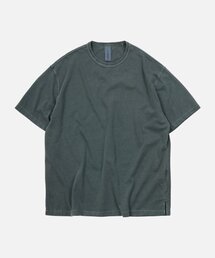 OG PIGMENT DYEING HALF TEE _ DARK GREEN