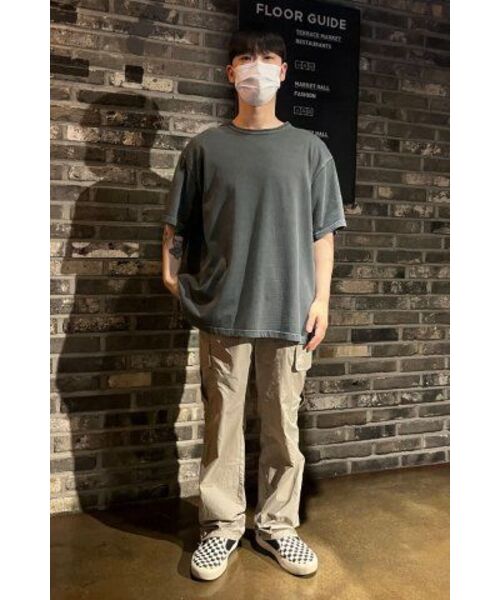 FRIZMWORKS(フリズムワークス)の「OG PIGMENT DYEING HALF TEE _ DARK GREEN(Tシャツ/カットソー・メンズ・その他・MEDIUM/LARGE/X-LARGE/SMALL)」の3枚目の写真
