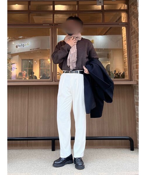 MUSINSA STANDARD（ムシンサスタンダード）の「3つのあごのセミバルーンスラックス。 [クリーム]（スラックス・メンズ・その他・29/30/31/33/26/27/28/40/38/42/36/34/32）」の10枚目の写真