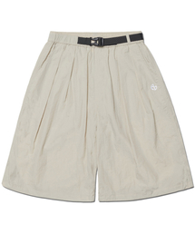 SHADE BELTED SHORTS - SAND GRAY