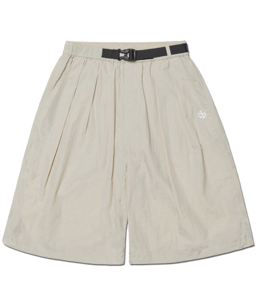 NOMANUAL(NOMANUAL)の「SHADE BELTED SHORTS - SAND GRAY(その他パンツ・レディース・その他・SMALL/MEDIUM/LARGE)」の1枚目の写真