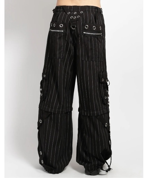 TRIPP nyc（トリップニューヨークシティ）の「【TRIPP nyc】POWER CHAIN PANT[AF7242MP] / 【トリップ ニューヨーク 】ボンテージチェーンストライプワイドパンツ（その他パンツ・メンズ・ブラック・XS/XXS）」の3枚目の写真