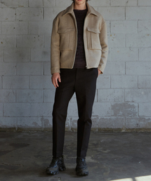 NODU（ノードユー）の「ストレートレッグスラックス[ブラック]（スラックス）」