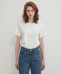 SITP5178 レギュラーフィット フレッシュ 半袖Tシャツ_Ivory