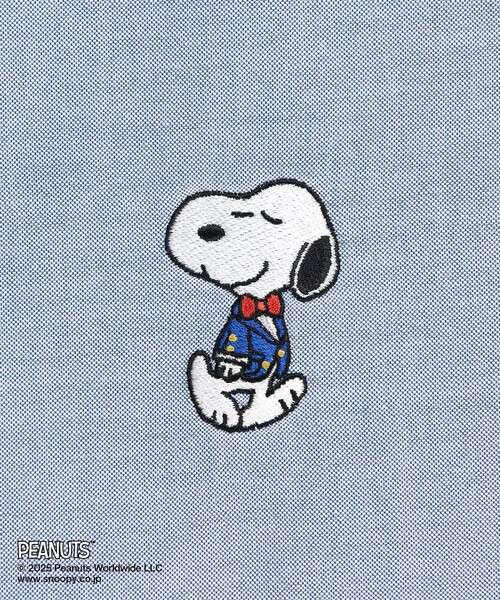 BROOKS BROTHERS(ブルックスブラザーズ)の「Brooks Brothers × PEANUTS スーピマコットン スヌーピーエンブロイダリー カジュアルシャツ Traditional Fit(シャツ/ブラウス・メンズ・ホワイト/ブルー・MEDIUM/SMALL)」の4枚目の写真