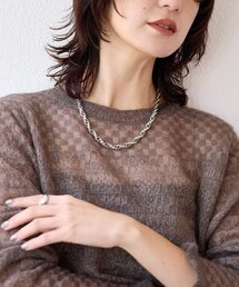RIVE DROITE | 予約【R.good（アールドットグッド）】編み込みチェーンネックレス(ネックレス)