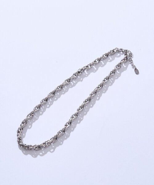 RIVE DROITE（リヴドロワ）の「【R.good（アールドットグッド）】編み込みチェーンネックレス（ネックレス・レディース・シルバー/ゴールド・FREE）」の8枚目の写真