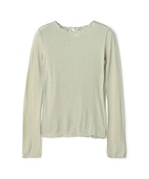 baserange 3/4 pama リブT 新品未使用タグ付き BASERANGE（ベースレンジ）の「【BASERANGE】Pama 3/4 リブ Tシャツ（T