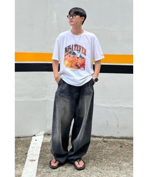 MAINBOOTH（メインブース）の「[パトワマット] タイムバムTシャツ(ホワイト)（Tシャツ/カットソー・レディース・その他・2/3）」の5枚目の写真