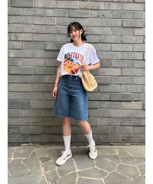 MAINBOOTH（メインブース）の「[パトワマット] タイムバムTシャツ(ホワイト)（Tシャツ/カットソー・レディース・その他・2/3）」の8枚目の写真