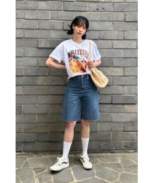 MAINBOOTH（メインブース）の「[パトワマット] タイムバムTシャツ(ホワイト)（Tシャツ/カットソー・レディース・その他・2/3）」の2枚目の写真