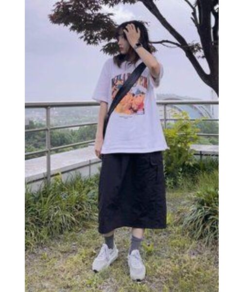MAINBOOTH（メインブース）の「[パトワマット] タイムバムTシャツ(ホワイト)（Tシャツ/カットソー・レディース・その他・2/3）」の3枚目の写真