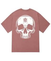 KTPP0180 カスタムスカルピグメント半袖Tシャツ - ピンク