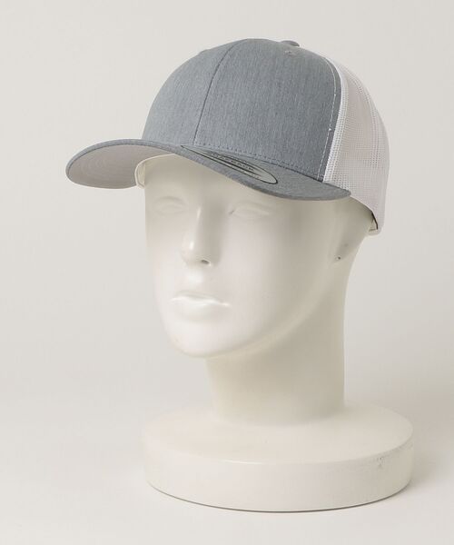 FLEXFIT（フレックスフィット）の「【PH3】【FLEXFIT/フレックスフィット】Retro Trucker 2-Tone 6606T（キャップ・メンズ・ヘザーグレー/チャコールグレー・FREE）」の4枚目の写真