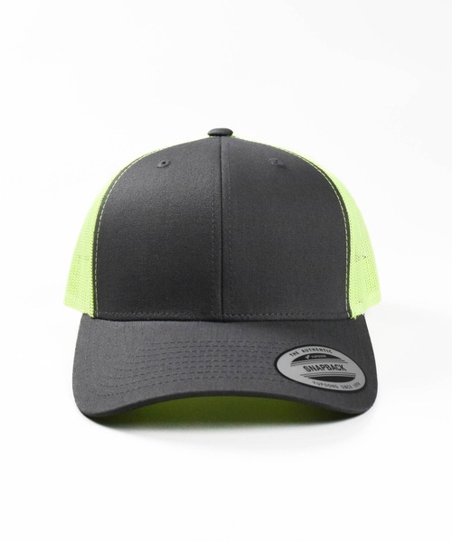 FLEXFIT（フレックスフィット）の「【PH3】【FLEXFIT/フレックスフィット】Retro Trucker 2-Tone 6606T（キャップ・メンズ・ヘザーグレー/チャコールグレー・FREE）」の13枚目の写真