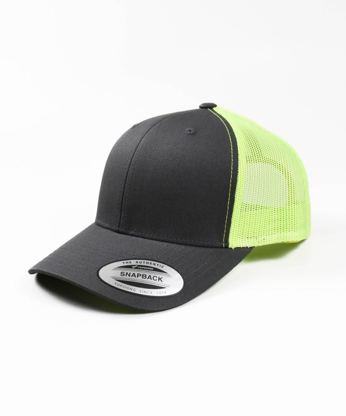 FLEXFIT（フレックスフィット）の「【PH3】【FLEXFIT/フレックスフィット】Retro Trucker 2-Tone 6606T（キャップ・メンズ・ヘザーグレー/チャコールグレー・FREE）」の10枚目の写真