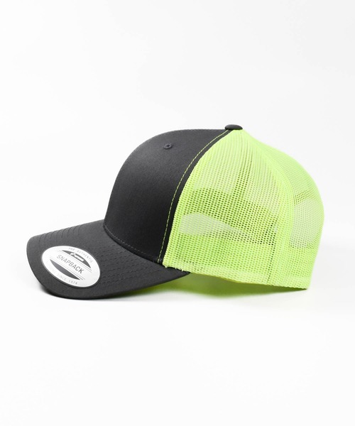 FLEXFIT（フレックスフィット）の「【PH3】【FLEXFIT/フレックスフィット】Retro Trucker 2-Tone 6606T（キャップ・メンズ・ヘザーグレー/チャコールグレー・FREE）」の9枚目の写真