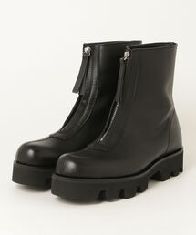 STUDIOUS | CENTER ZIP BOOTS with Chunky Sole(ブーツ)