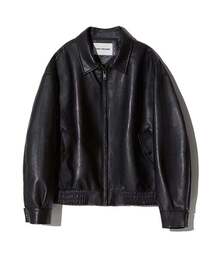 LADY VOLUME（レディーボリューム）の「9005 VEGAN LEATHER SINGLE JACKET_BLACK（ライダースジャケット・レディース）」