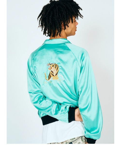 THRIFTY LOOK(スリフティールック)の「THRIFTY LOOK スリフティルック / GERMANY BLOUSON(スカジャン・メンズ・ブラック系1/ネイビー/ブラック・MEDIUM/LARGE)」の19枚目の写真