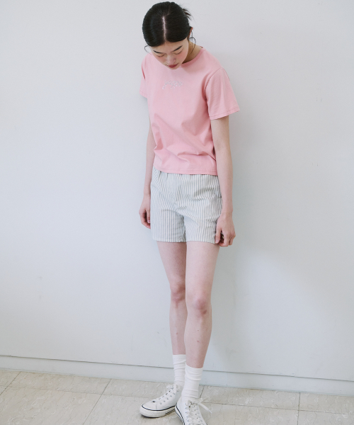 YUPPE（ヨッペ）の「STRIPE BANDING PANTS_IVORY（その他パンツ・レディース・その他・FREE）」の4枚目の写真