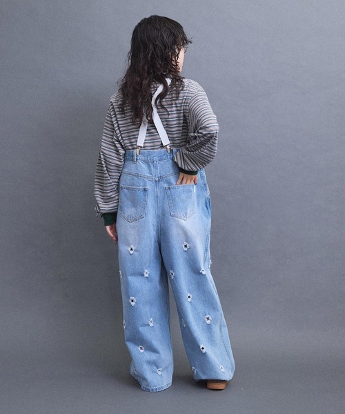 I am I in fact...（アイアムアイインファクト）の「multi border long sleeve Tシャツ（Tシャツ/カットソー・レディース・グレー/ブラウン/レッド・FREE）」の15枚目の写真