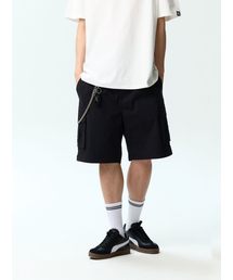 JAMIE WEST（ジェイミーウエスト）の「Nylon Stretch Cargo Shorts (Black)（その他パンツ）」