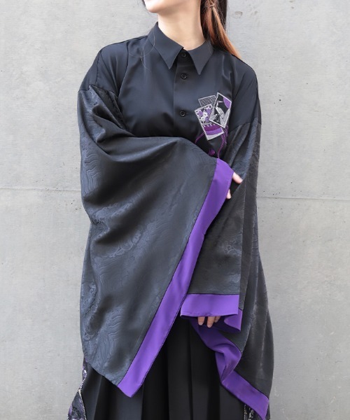 花札刺繍和袖シャツ（シャツ/ブラウス）｜REZEN（リゼン）の